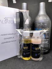 Kit Lissage Au Tanin Avec Pinceau-peigne Offert 2x100ml Salvatore Blue Gold