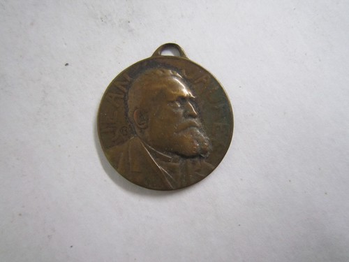 Medaille pendentif jean jaures - medaille,
