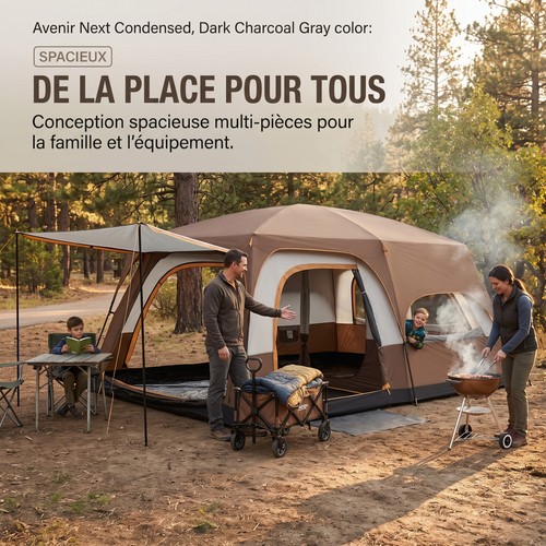 Tente camping avec 2 - camping,