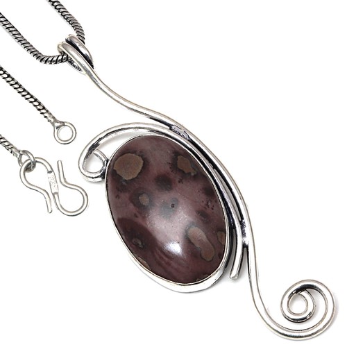 Pendentif peau léopard jaspe - pendentif,