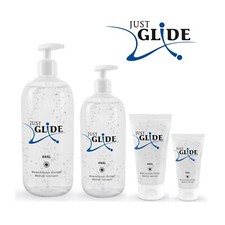 Lubrifiant Anal Gel Intime à Base d' Eau Relaxant Just Glide 1 L / 500 200 50 ml