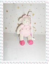 ㉛ - Doudou Peluche Souris Lila Rose Blanche Lila et Patachon Moulin Roty