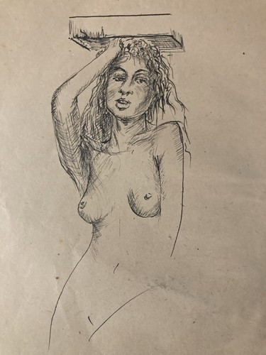 Très beau dessin - très, statue