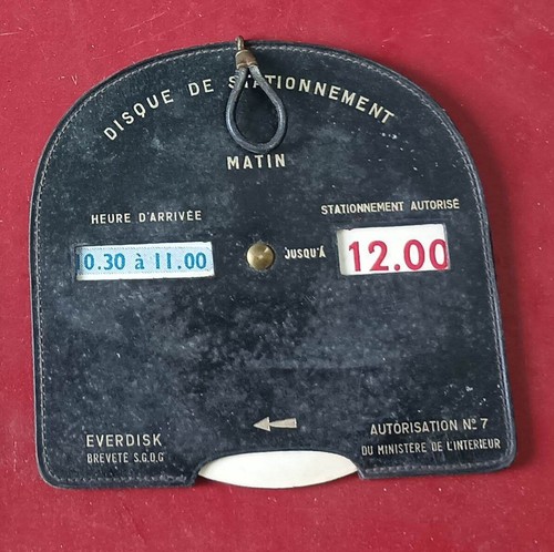 Disque de stationnement - de,