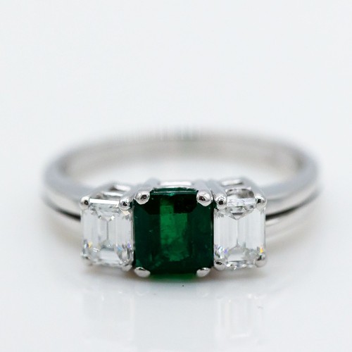 Bague 750 18k blanc - bague,