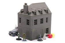 Français Row Maison DS T2 - dessus de Table Wargaming WW2 Terrain Miniature 3D