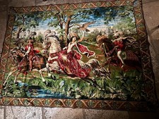 Véritable tapisserie murale ancienne 171 X 124 cm.