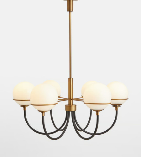 Lustre rené six orbes en - lustre,