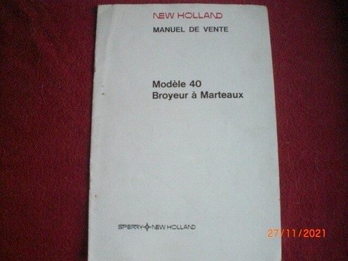 Ancien manuel vente - , de