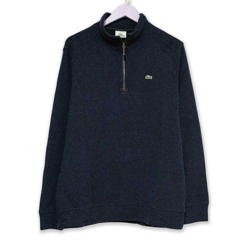 Pull lacoste 100 - laine, bleu