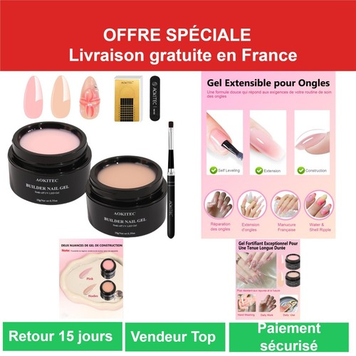 Aokitec kit gel dur - aokitec, ongles