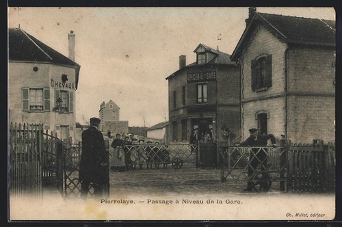 Cpa pierrelaye passage à - cpa, pierrelaye,