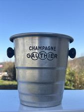 ANCIEN SEAU A CHAMPAGNE EN ALU