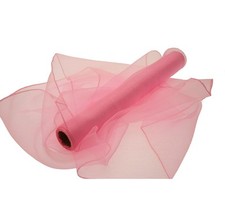 Organza Rouleau 9M X 40cm Large Brillant Voile Grand Couleur Gamme Additions
