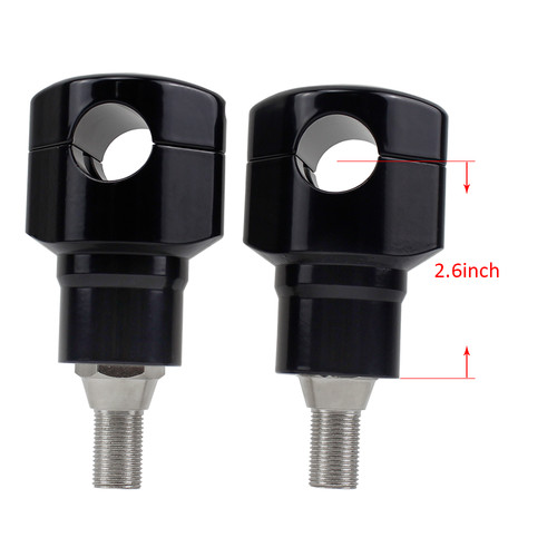 Black risers kit - 2.5", for