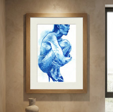 Dessin original,  modèle nu-