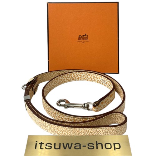 Laisse pour chien hermes cuir - hermes,