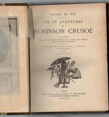Relié éd 1906 daniel - daniel, foe