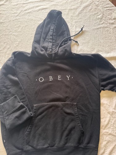 Obey worldwide black pullover - worldwide,