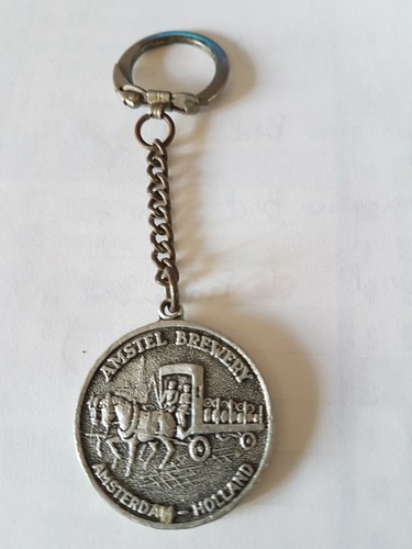 Porte clef bière amstel - porte-clef,