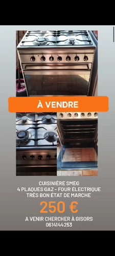 Gazinière gaz four - et,