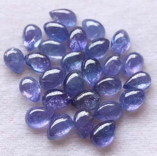 Pierre fine tanzanite - fine, cabochon