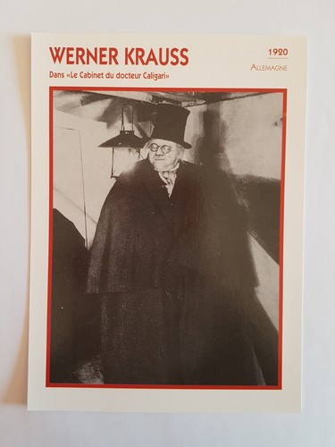 Werner krauss dans cabinet - krauss,