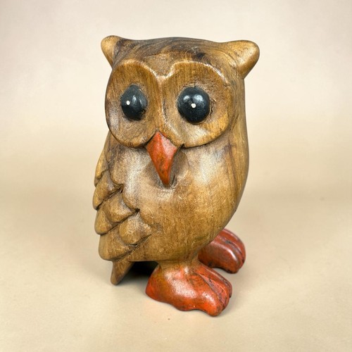Sculpture chouette vintage - chouette,
