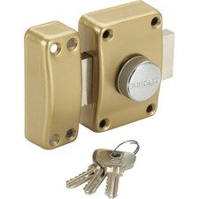 Verrou de porte à bouton et