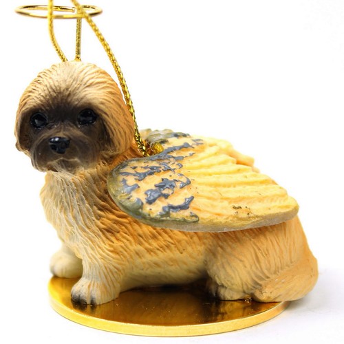 Figurine ange lhasa apso - d'ange,