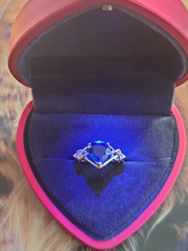 Bague saphir argent 925 - bague,