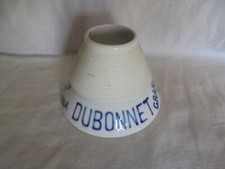 ANCIEN PYROGÈNE PORCELAINE  pub  " DUBONNET "quinquina grand prix 1900   TTB