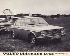Catalogue Brochure VOLVO 144 Grand Luxe 1973 France