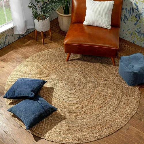 Tapis rond 100 - %, naturel