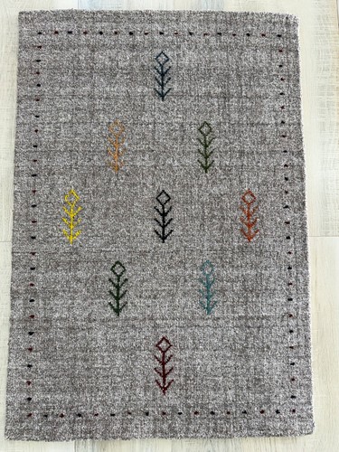 Tapis laine gabbeh fait - laine,