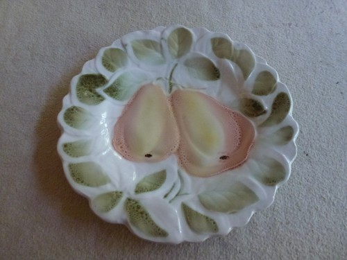 Superbe assiette barbotine - assiette,
