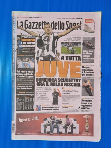 Gazetta dello sport avril - sport,