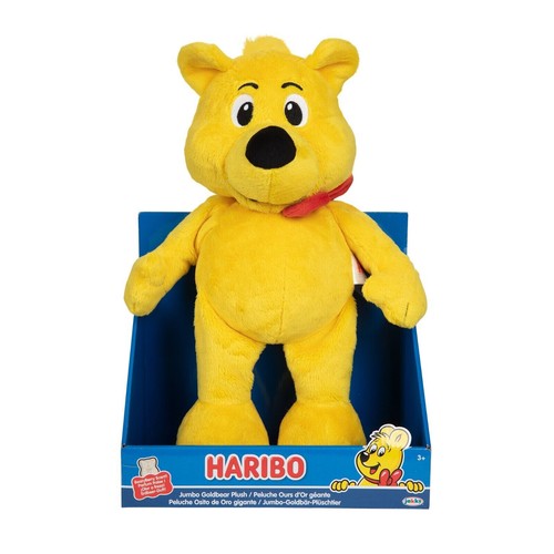 Peluche ours haribo - ours, d'or