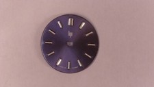 MONTRE LIP T.13 CADRAN BLEU DIAM. 17 mm INDEX CHROME