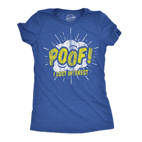 Womens funny shirts poof - shirts, i
