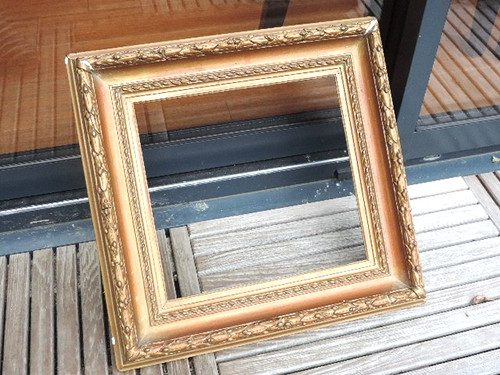 Ancien cadre bois dore - cadre,