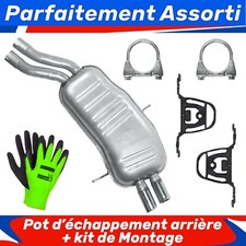 Pot d’échappement arrière
