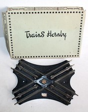 HORNBY O / 0 R510 RAIL DE CROISEMENT OBLIQUE 23x15cm MINIATURE TRAIN FERROVIAIRE