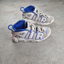 Chaussures Nike Air more uptenpo montante - 38.5 - Blanc/Bleu