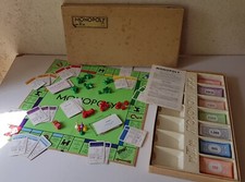 Ancien Jeu Monopoly  Boite marron  PARKER