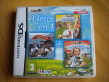 CLINIQUE VETERINAIRE et 3  RIDING ! Nn ! 3 JEUX SUR 1    DS / DSI /  DSI XL 2DS