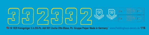 Peddinghaus decals 1820 - peddinghaus-decals,