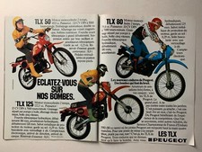 PUBLICITE 1980 - MOTO PEUGEOT TLX