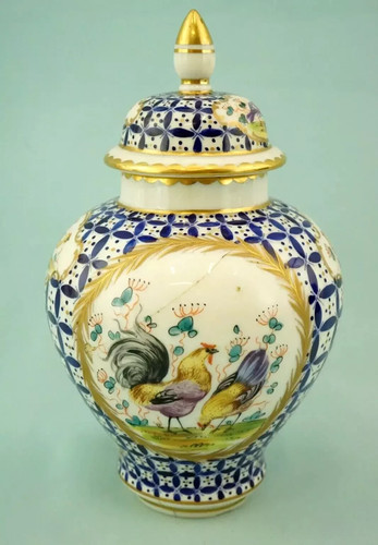 Chantilly france vase potiche - chantilly, france,vase