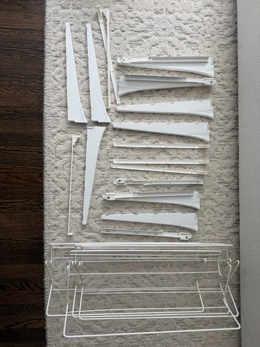 Ikea algot white steel - white,